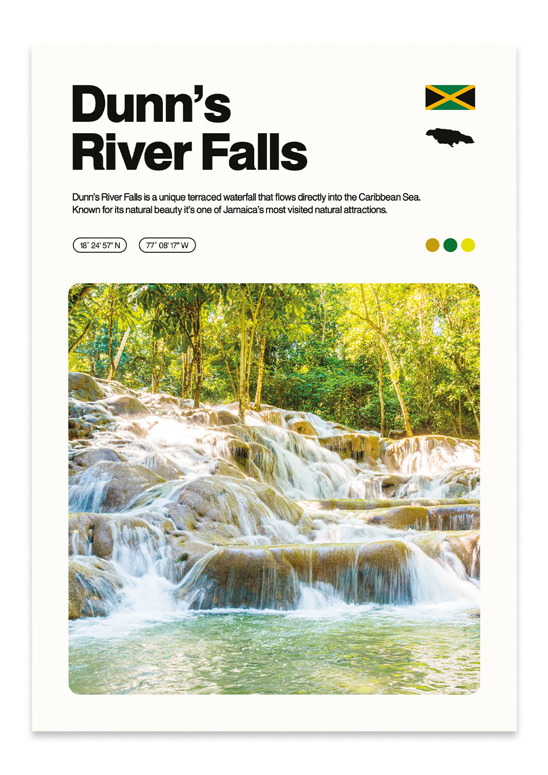 Dunn's River Falls Print
