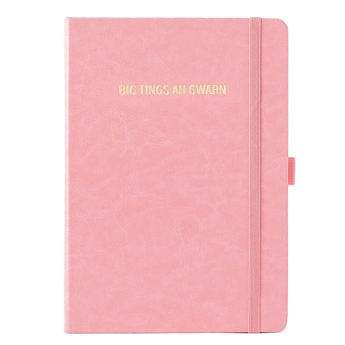 Big Tings Ah Gwarn Notebook - Pink