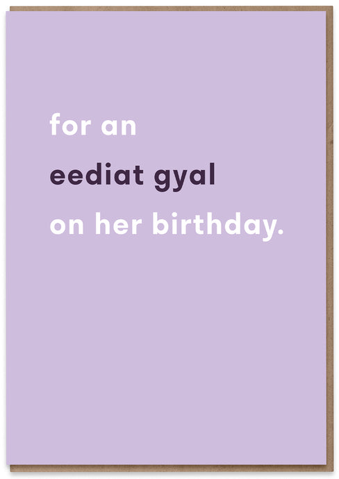 Eediat Gyal's Birthday