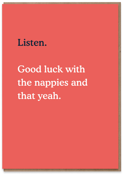 Good Luck with Nappies