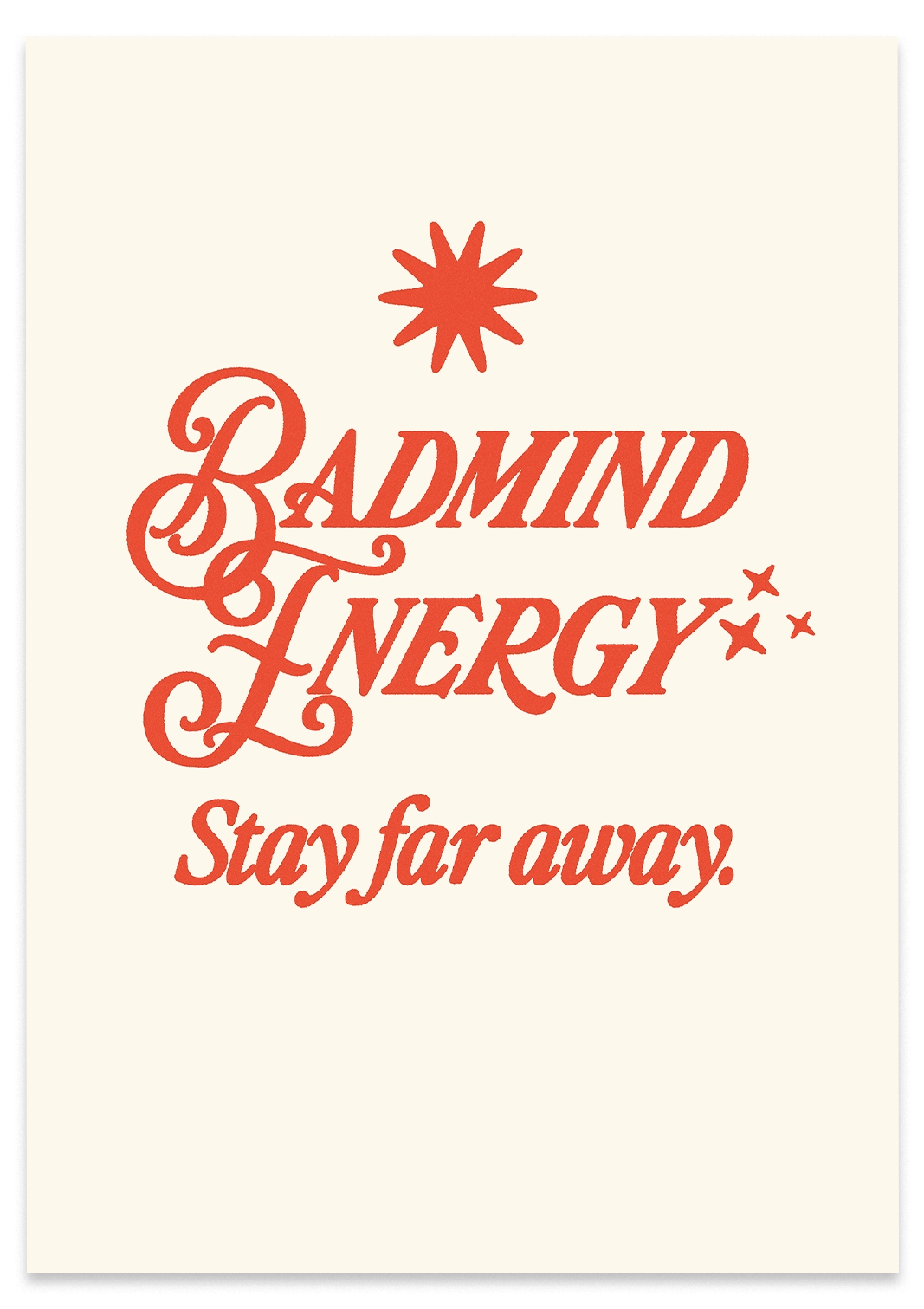 Badmind Energy Print