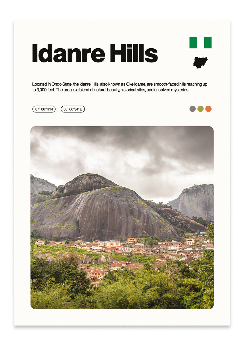 Idanre Hills Print – Hood Greetings