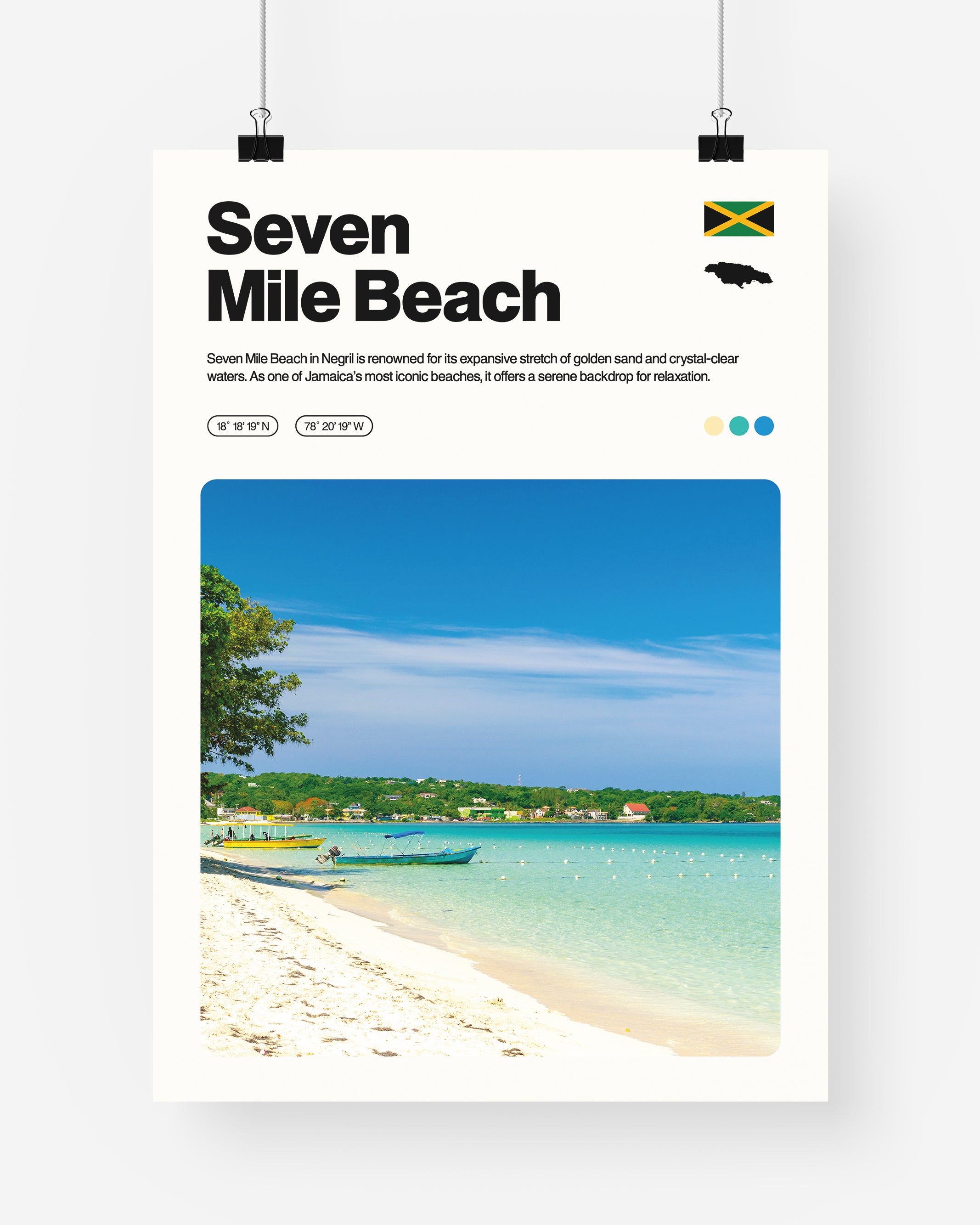 Seven Mile Beach Print