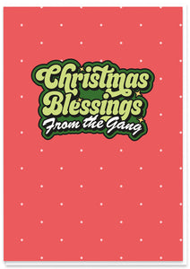 Christmas Blessings from the Gang