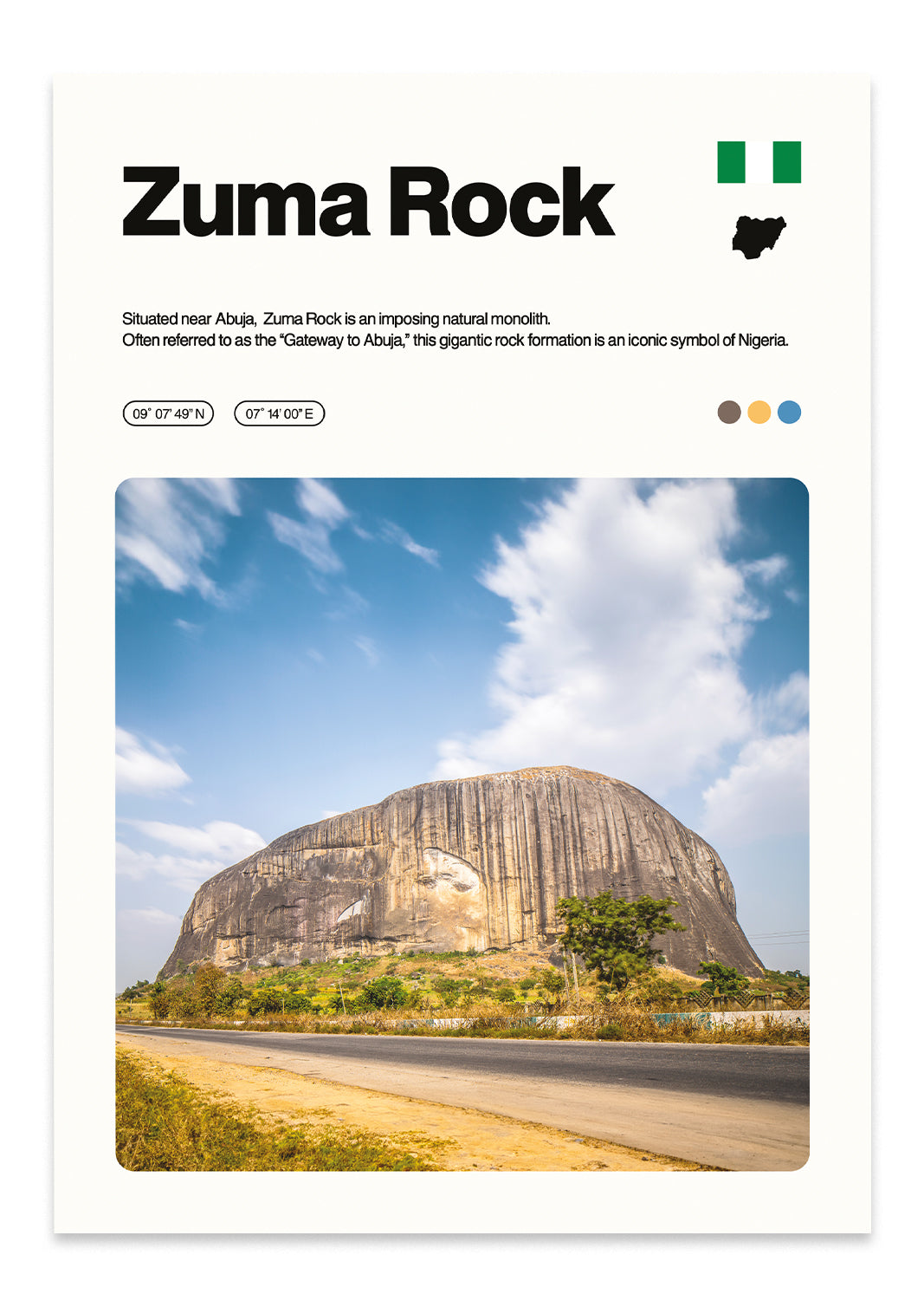 Zuma Rock Print