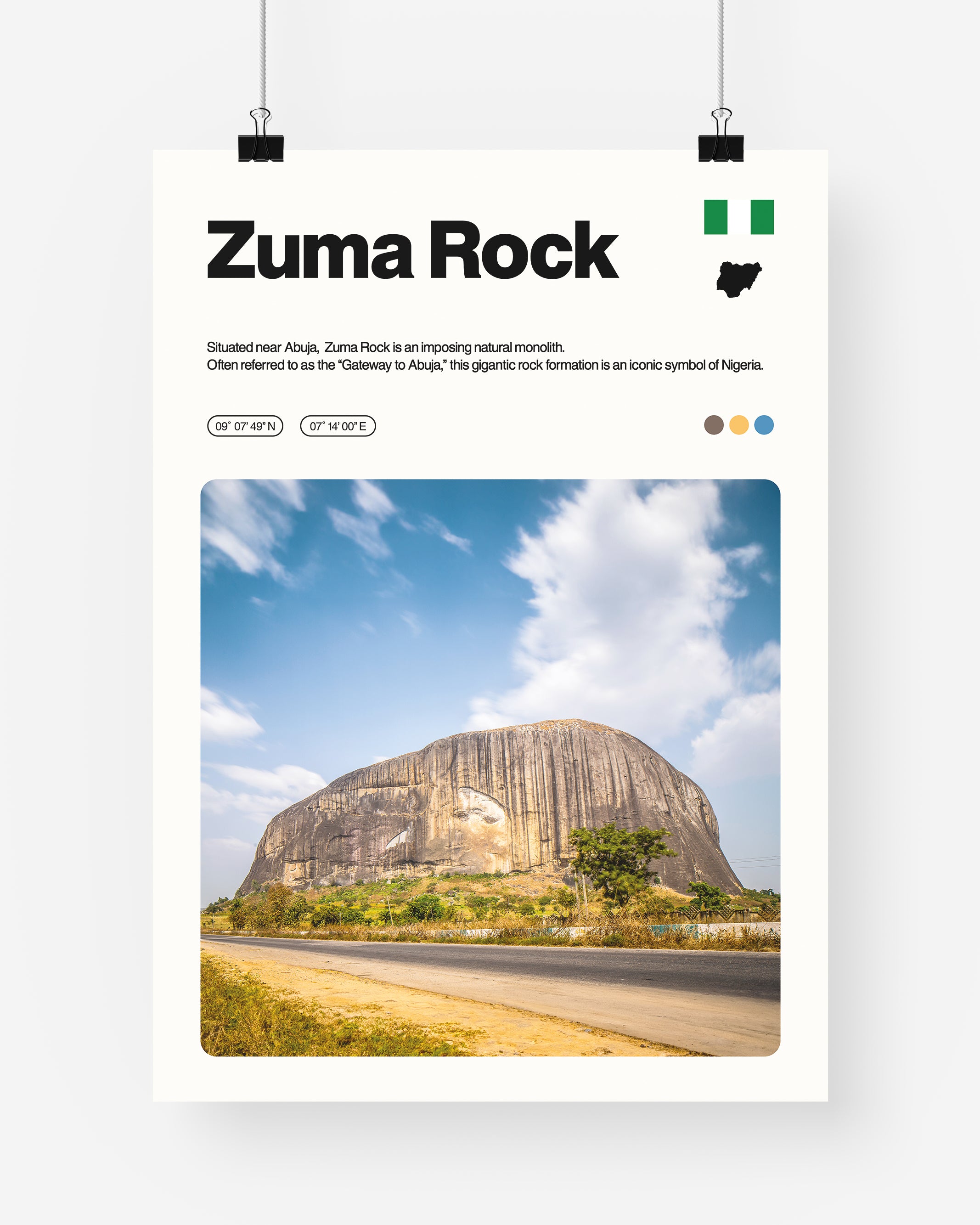 Zuma Rock Print