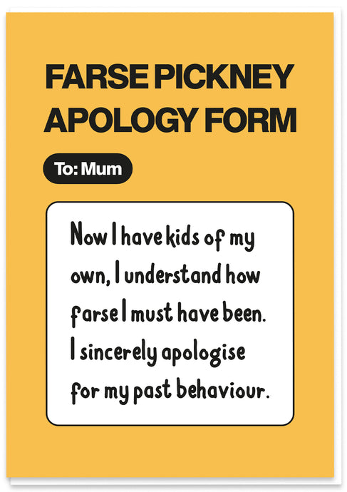 Mum Reformed Farse Pickney