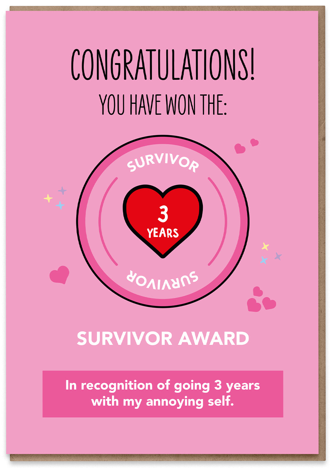 3 Year Survivor Award