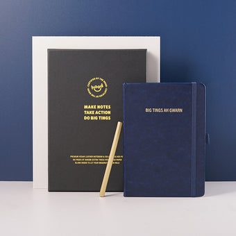 Big Tings Ah Gwarn Giftbox Bundle - Navy Blue