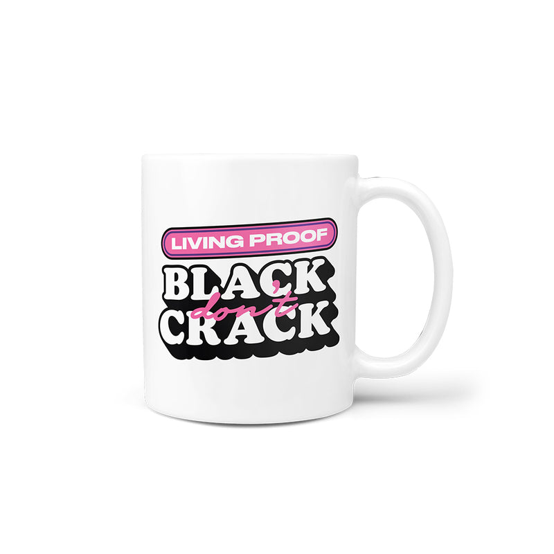 Black Don't Crack Pink Mug