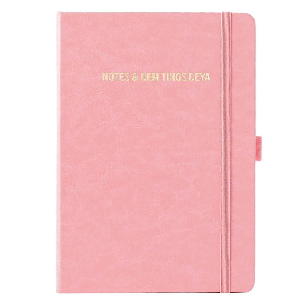 Notes & Dem Tings Deya Notebook - Pink