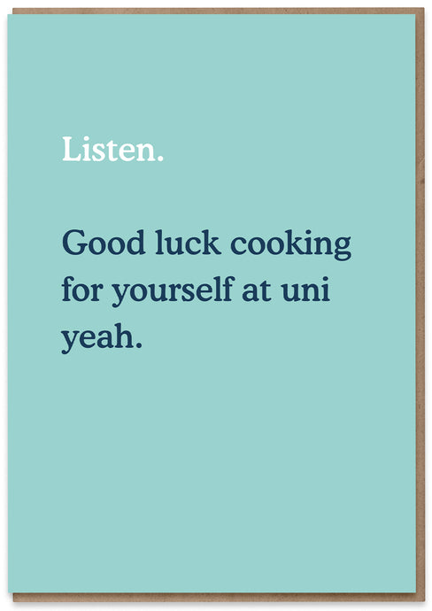 Good Luck with Cooking