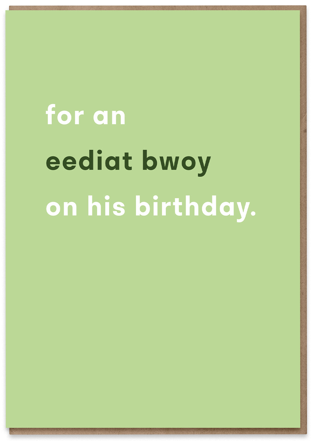 Eediat Bwoy's Birthday