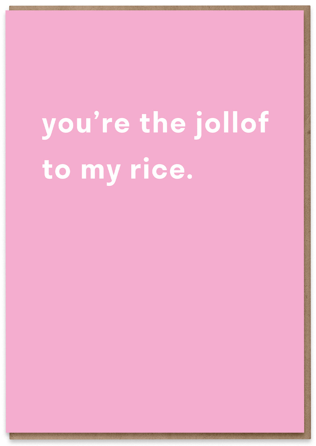 The Jollof to my Rice